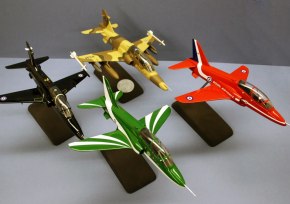 Various Hawks in different liveries at 1:48 scale