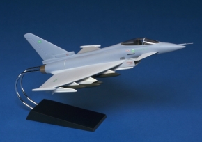Eurofighter Typhoon model at 1:48 scale in RSAF livery