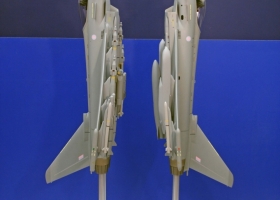 Vertical Standing 1:12 Scale Eurofighter Typhoons