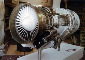 Full size jet engine - Lucas Aerospace