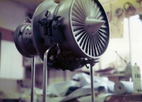 RB 211 Jet Engine Model - Rolls Royce