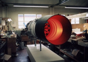 Full size jet engine - Lucas Aerospace