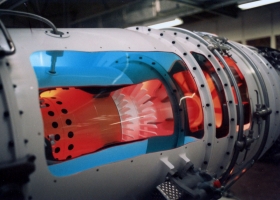 Full size jet engine - Lucas Aerospace