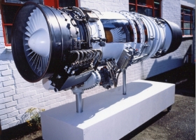 Full size jet engine - Lucas Aerospace