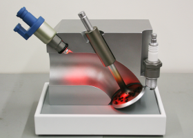 Valve Demonstrator Model with light on - Shell Research